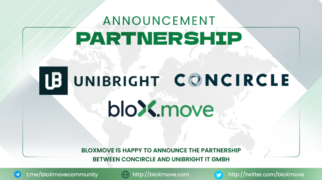 Partnership announced: Unibright, concircle and bloXmove!