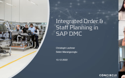 Webinar Recap: Integrated Order and Staff Planning in SAP DMC