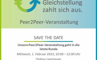 SAVE THE DATE: #equalpay und #genderequality