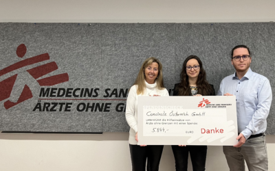 conCharity’s Highlight – Donation to Médecins Sans Frontières