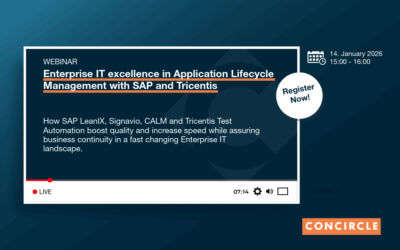 Enterprise IT excellence in Application Lifecycle Management with SAP and Tricentis