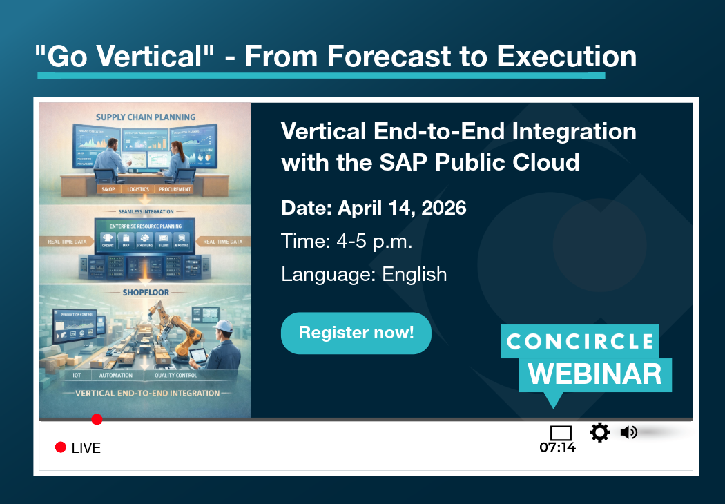 Vertical Integration Webinar - Enterprise Edition - concircle